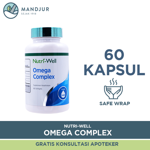 Nutriwell Omega Complex 60 Kapsul - Apotek Mandjur