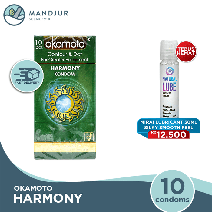 Kondom Okamoto Harmony - Isi 10 - Apotek Mandjur