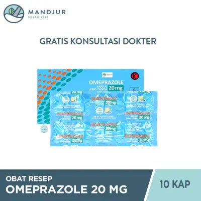 Omeprazole Hexpharm 20 Mg Strip 10 Kapsul