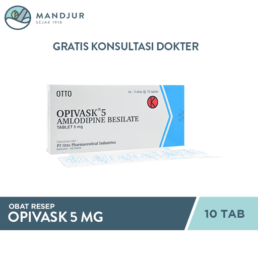 Opivask 5 mg 10 Tablet - Apotek Mandjur
