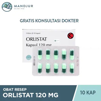 Orlistat 120 mg 10 Kapsul