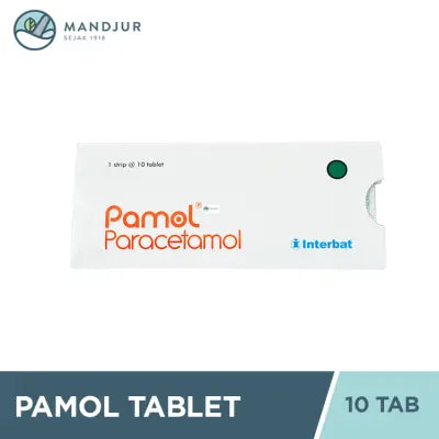 Pamol 500 Mg 10 Tablet