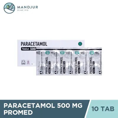 Paracetamol 500 mg Promed Strip 10 Tablet