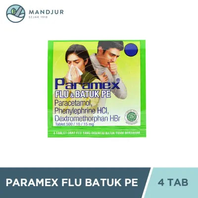 Paramex Flu Batuk PE 4 Tablet