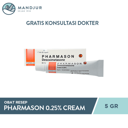 Pharmason 0.25% Cream 5 g - Apotek Mandjur