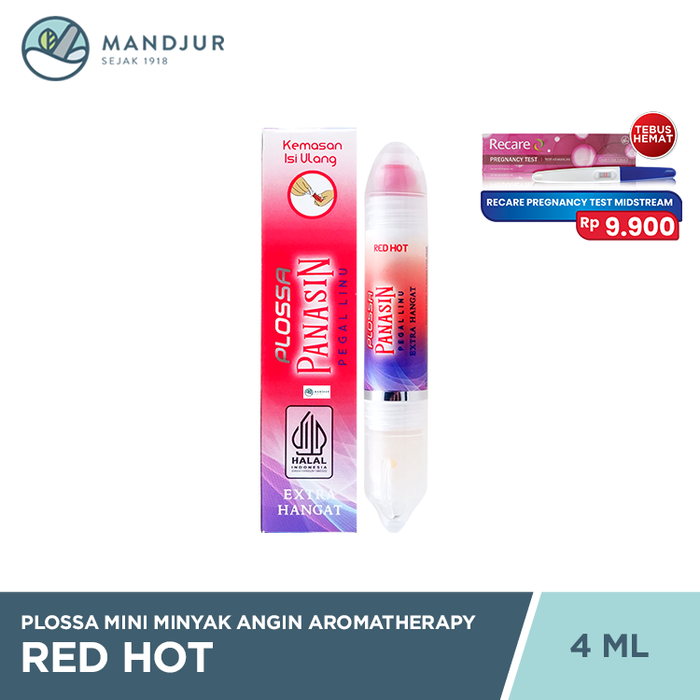 Plossa Mini Minyak Angin Aromatherapy Red Hot