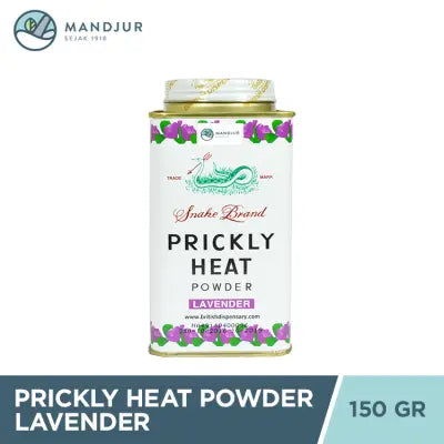 Prickly Heat Powder Lavender 150 Gram - Bedak Antiseptik Gatal & Biang Keringat