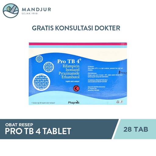 Pro TB4 28 Tablet - Apotek Mandjur