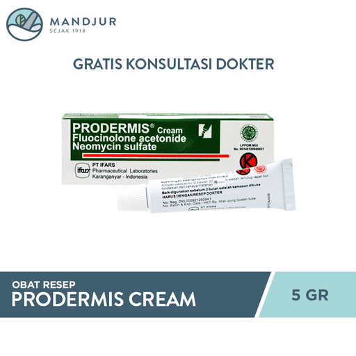 Prodermis Cream 5 g - Apotek Mandjur