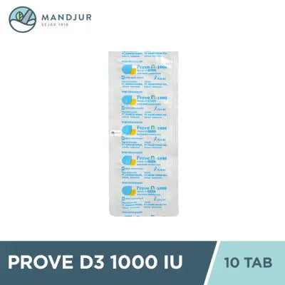 Prove Vitamin D3-1000 IU 10 Tablet