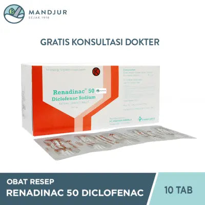 Renadinac 50 Mg Strip 10 Tablet