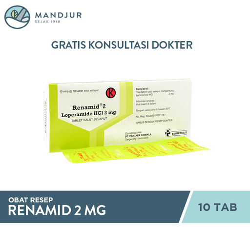 Renamid 2 mg 10 Tablet - Apotek Mandjur