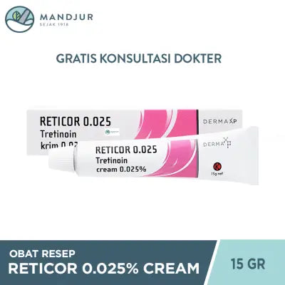 Reticor 0.025% Cream 15 g