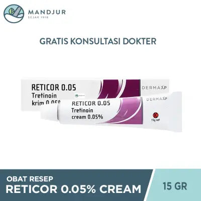Reticor 0.05% Cream 15 g