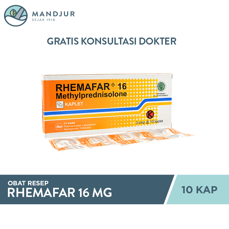 Rhemafar 16 Mg 10 Kaplet — Apotek Mandjur