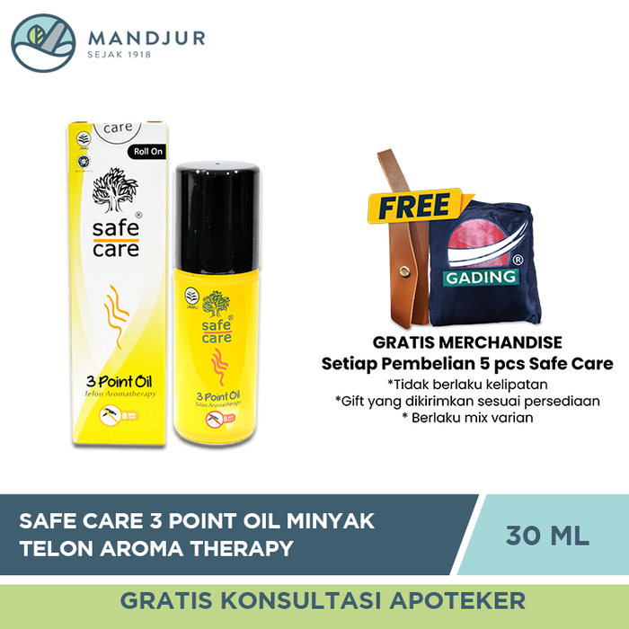 Safe Care 3 Point Oil Minyak Telon Aromatheraphy 30 ML