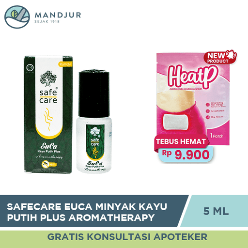 Safe Care EUCA Minyak Kayu Putih Plus Aromatherapy 5 mL - Apotek Mandjur