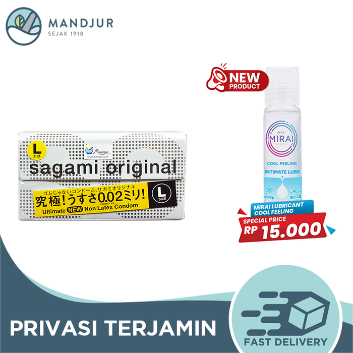 Kondom Sagami Original L-Size (Large Size) - Isi 12