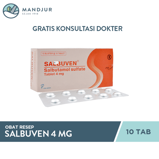 Salbuven 4 mg 10 Tablet - Apotek Mandjur