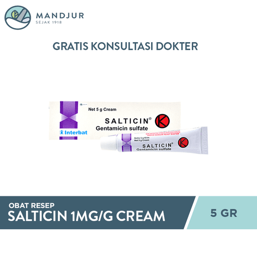 Salticin 1 Mg/G Cream 5 G - Apotek Mandjur