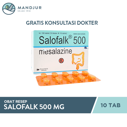 Salofalk 500 mg 10 Tablet - Apotek Mandjur
