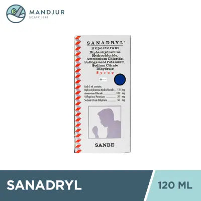 Sanadryl Expectorant Sirup 120 mL