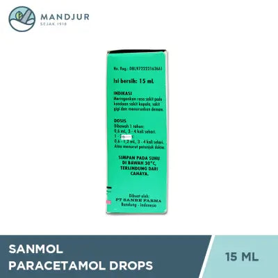 Sanmol Paracetamol Drops (Sanmol Paracetamol Tetes)