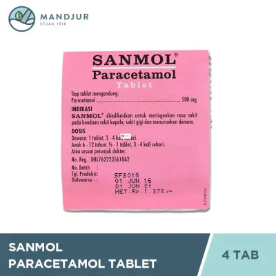 Sanmol Paracetamol Tablets