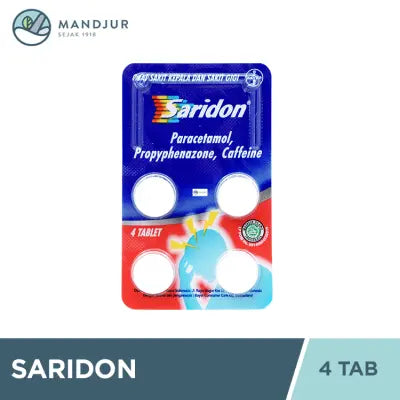 Saridon 4 Tablet