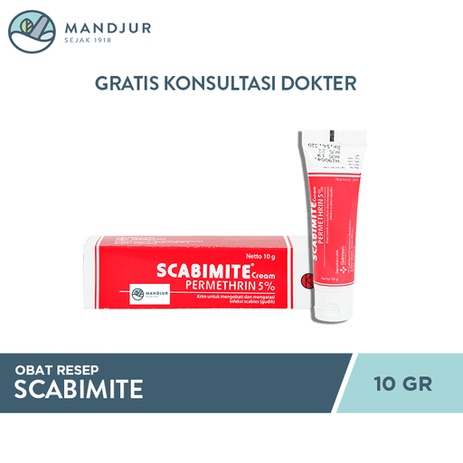 Scabimite Cream 10 Gram - Apotek Mandjur