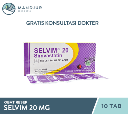 Selvim 20 mg 10 Tablet - Apotek Mandjur