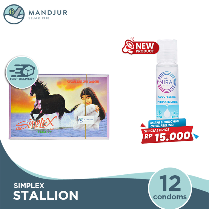 Kondom Simplex Stallion - Isi 12