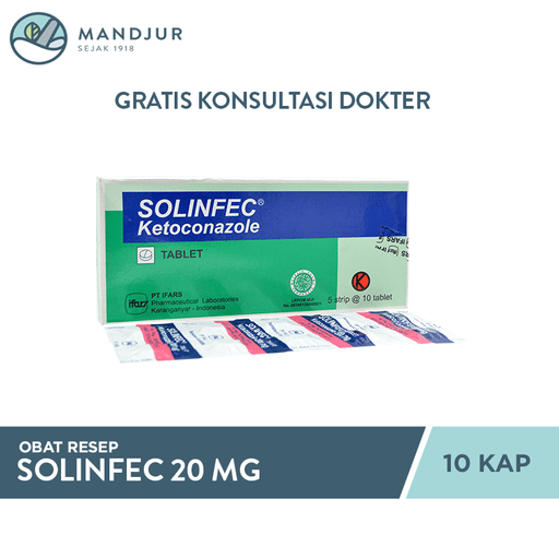 Solinfec 200 mg 10 Tablet - Apotek Mandjur
