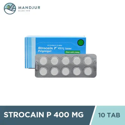 Strocain P 400 Mg 10 Tablet