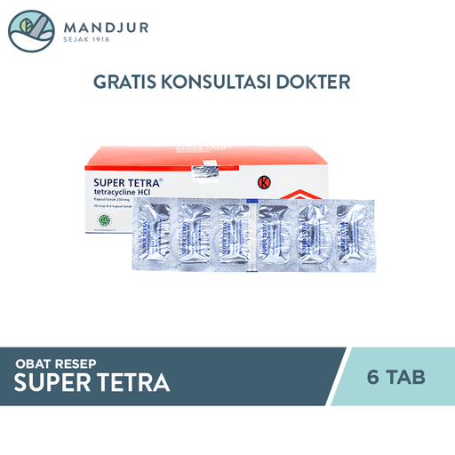 Super Tetra 250 mg 6 Kapsul Lunak - Apotek Mandjur