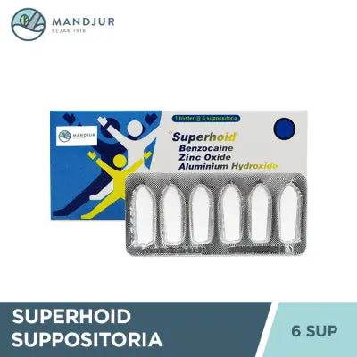 Superhoid Suppositoria Isi 6