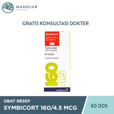 Symbicort 160 mcg/4.5 mcg Turbuhaler 60 Dosis