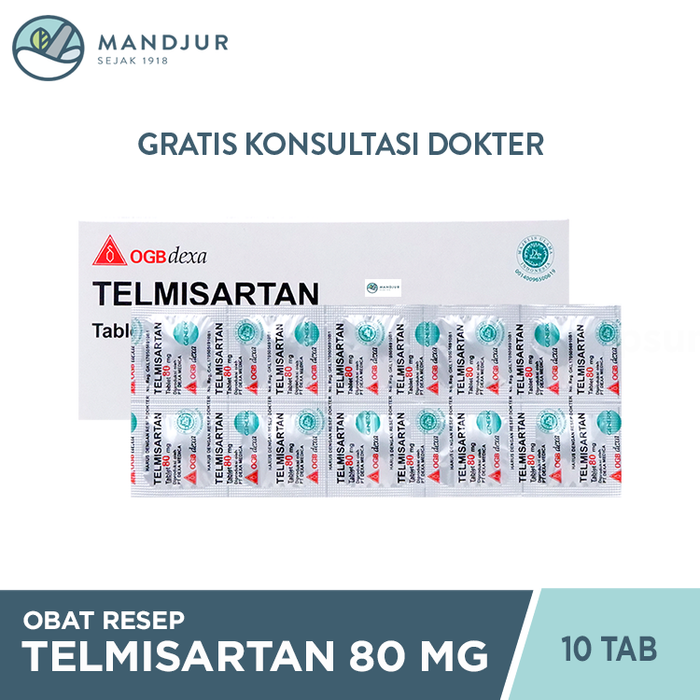 Telmisartan OGB Dexa 80 Mg 10 Tablet