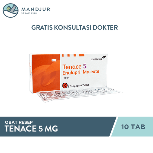 Tenace 5 Mg 10 Tablet - Apotek Mandjur