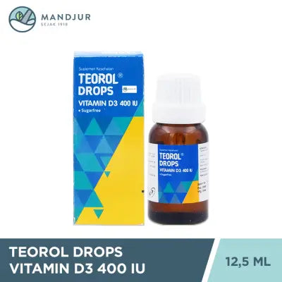 Teorol Drops Vitamin D3 400 IU — Apotek Mandjur