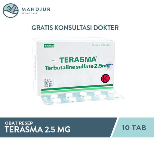 Terasma 2.5 mg 10 Tablet - Apotek Mandjur