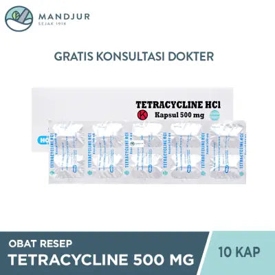 Tetracycline 500 mg 10 Kapsul