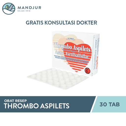 Aspilets Thrombo 30 Tablet - Apotek Mandjur