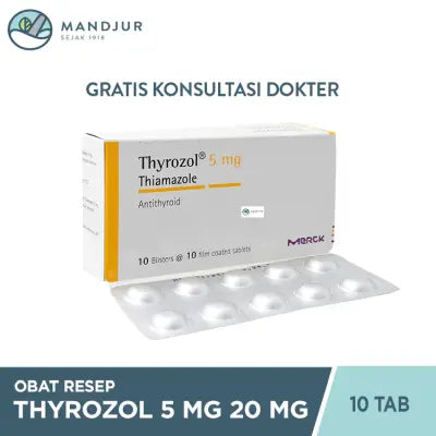 Thyrozol 5 mg 10 Tablet