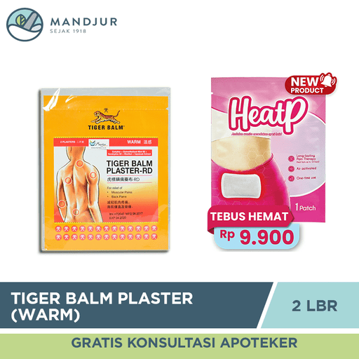 Tiger Balm Plaster (Warm) - Apotek Mandjur
