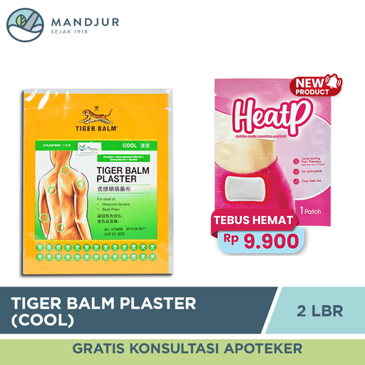 Tiger Balm Plaster (Cool) - Apotek Mandjur