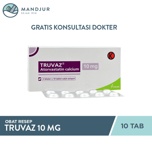 Truvaz 10 mg 10 Tablet - Apotek Mandjur
