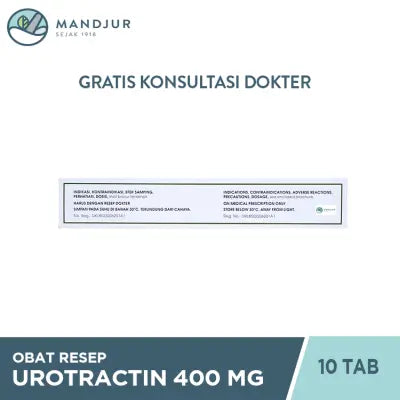 Urotractin 400 Mg Strip 10 Kapsul