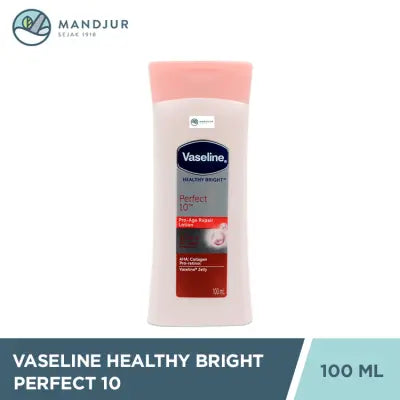 Vaseline Healthy Bright Hand Body Lotion Perfect 10 100 ML
