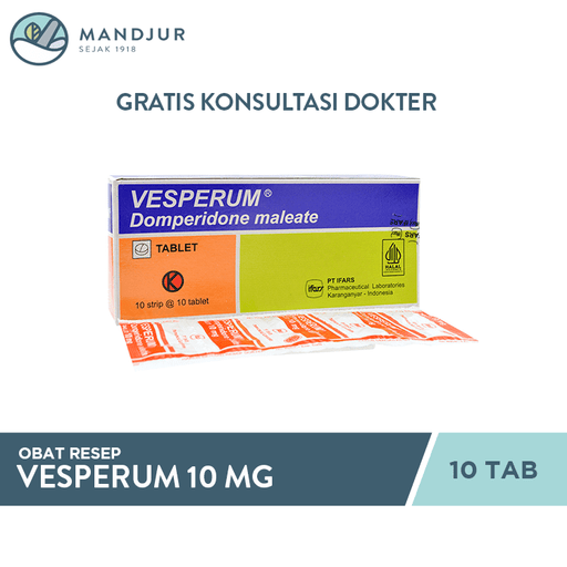 Vesperum 10 mg 10 Tablet - Apotek Mandjur